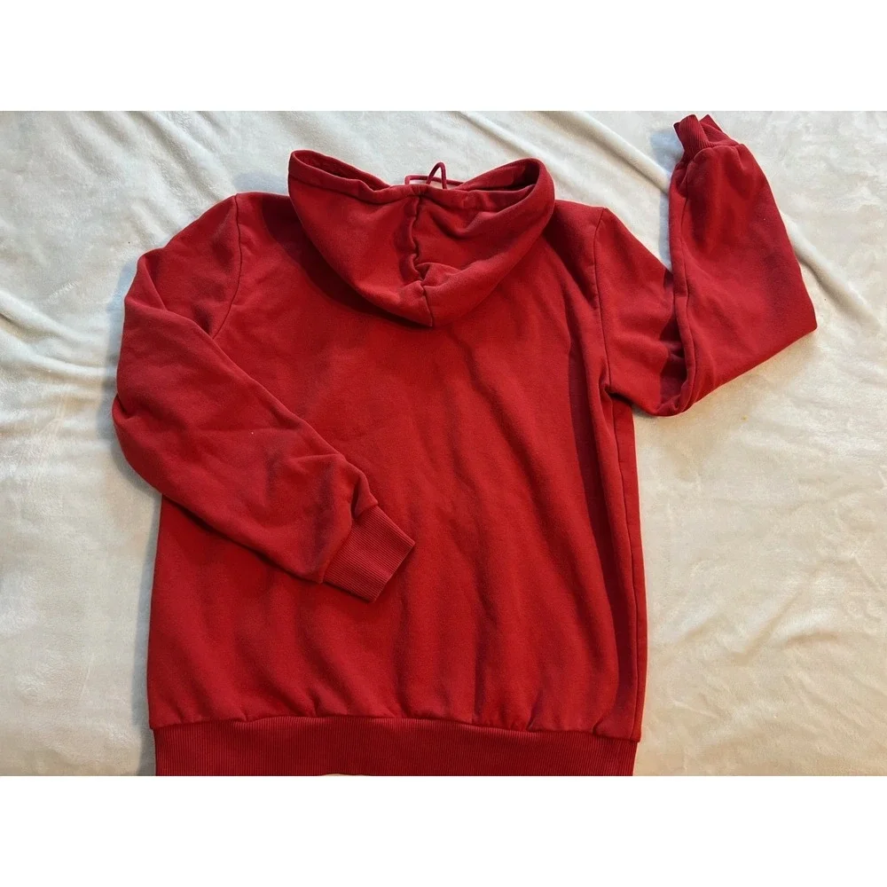 Youth Red‎ Puma Pull Over Sweatshirt Size M - Picture 5 of 5